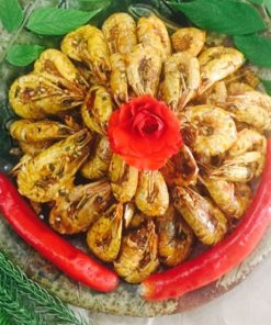 Tôm Sấy Lá Chanh