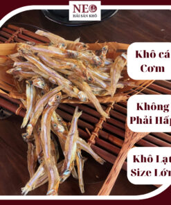 1 Kg Khô CÁ CƠM SIZE LỚN trắng trong thượng hạng NEO Hải Sản Khô