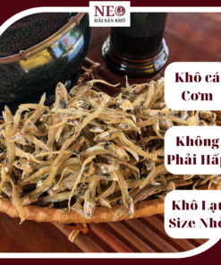 1 Kg Khô CÁ CƠM SIZE NHỎ Bình Thuận thịt giòn trắng NEO Hải Sản Khô