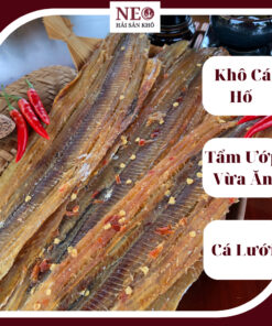1 Kg Khô CÁ HỐ rút xương tẩm ớt thượng hạng loại lớn dày thịt ngọt nhẹ NEO Hải Sản Khô