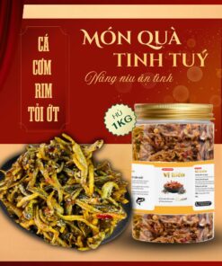 1KG Cá Cơm Rim Tỏi Ớt Vị Biển Chế Biến Sẵn Thơm Ngon Phù Hợp Ăn Cơm Nóng