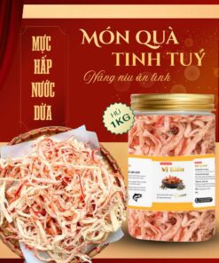 1KG Mực Hấp Nước Dừa Vị Biển Chế Biến Sẵn Thơm Ngon Phù Hợp Ăn Cơm Nóng