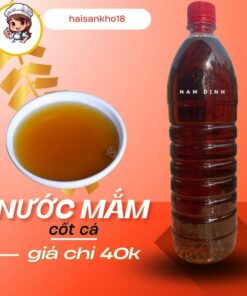 1LIT Nước Mắm Cá Cốt Nguyên Chất - Đậm Đà Hương Vị - Lựa Chọn Hoàn Hảo Cho Các Gia Đình