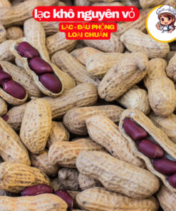 1kg Đậu Phộng (lạc) khô nguyên vỏ loại ngon-Loại chuẩn 100%
