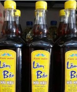1lít Nước mắm truyền thống Lâm Bão nắp Vàng độ Đạm