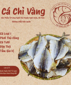 Cá Chỉ Vàng Hà Tĩnh – Cá Khô Cô Hà, Có tẩm gia vị, không chất bảo quản, cá tươi được chọn lọc kỹ