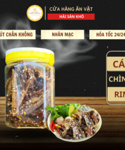 Cá Chình Rim Tỏi Ớt Nguyên Chất 250gr – Thực Phẩm Đóng Hộp Ăn Liền
