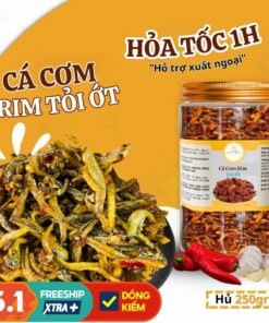 Cá Cơm Rim Tỏi Ớt Vị Biển 250gr Thơm Ngon Chuẩn Vị