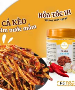 Cá Kèo Rim Mắm Vị Biển, Hải Sản Khô Ăn Liền Hủ Pet 150gr Dai Ngon Chuẩn Vị