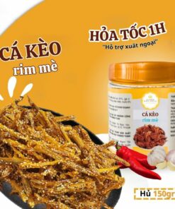 Cá Kèo Rim Mè Vị Biển, Hải Sản Khô Ăn Liền Hủ Pet 150gr Dai Ngon Chuẩn Vị