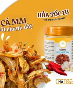 Cá Mai Sốt Chanh Chua Ngọt Vị Biển, Đồ Ăn Vặt Ngon Giá Rẻ Hủ Pet 150gr Sản Phẩm Ăn Liền