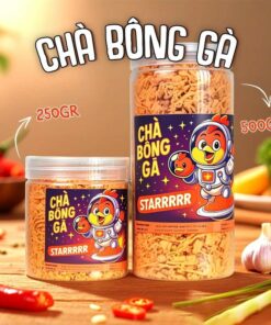 Chà Bông Gà STARRRR – Tơi Mịn – Đậm Vị – Ăn Cực Ngon – Hộp 250g/500g