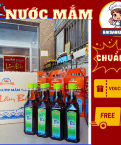 [Chính Hãng] Thùng 8 Chai 0,5L / 1L Nước Mắm Lâm Bão Nút Xanh 35 Độ Đạm Cốt Cá Nguyên Chất