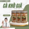 (Combo 3 Hũ) Cá Khô Giã Tỏi Ớt Sả - Diệp Phạ Đặc Sản Tây Bắc Ăn Cùng Cơm Trắng Hợp Ngon