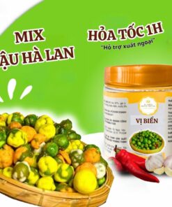 Đậu Hà Lan Mix 4 Vị Vị Biển, Hạt Dinh Dưỡng Loại 1 Tốt Cho Sức Khỏe Hũ Pet 200gr