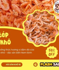Gói 1KG – Tép Biển Khô Loại 1 – Nguyên Con – Đặc Sản Biển Sạch – an toàn cho gia đình và trẻ nhỏ (Combo Mua 1 Tặng 1)