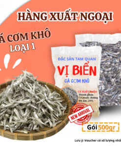 [HÚT CHÂN KHÔNG] Cá Cơm Khô Vị Biển Hút Chân Không Nguyên Chất Loại 500kg Ngon Miêng Giá Siêu Rẻ