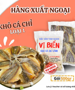 [HÚT CHÂN KHÔNG] Khô Cá Chỉ Vàng Loại 1 Hàng Xuất Khẩu Khô Chuẩn Hút Chân Không 1 Nắng 500gr Cho Người Sành Ăn