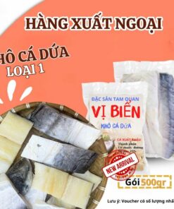 [HÚT CHÂN KHÔNG] Khô Cá Dứa Cà Mau Vị Biển Hút Chân Không Nguyên Chất Loại 500g Ngon Miêng