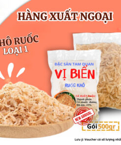 [HÚT CHÂN KHÔNG] Ruốc Khô Vị Biển Loại 1 Nguyên Chất Loại 500gr Ngon Miêng Giá Siêu Rẻ