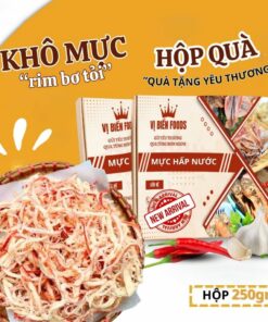 [Hộp Quà Tặng] Cá Bống Cắt Nướng Hút Chân Không 250gr Vị Biển Quà Tặng Xuất Ngoại