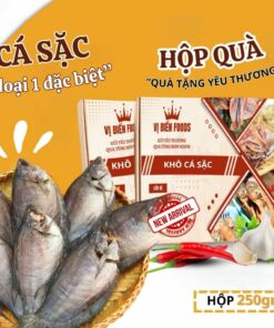[Hộp Quà Tặng] Khô Cá Sặc Vị Biển Hút Chân Không 250gr Quà Tặng Xuất Ngoại