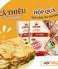 [Hộp Quà Tặng] Khô Cá Thiếu Miếng Vị Biển Hút Chân Không 250gr Quà Tặng Xuất Ngoại