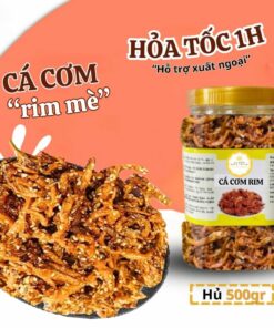 [Hút Chân Không] Cá Cơm Rim Mè Vị Biển Ăn Kèm Với Cơm Nóng Đậm Vị Miền Trung