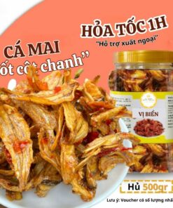 [Hút Chân Không] Cá Mai Rim Mềm Vị Biển, Đồ Ăn Vặt Ngon Giá Rẻ Hủ Pet 350gr Sản Phẩm Ăn Liền