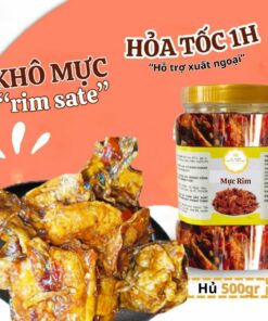 [Hút Chân Không] Mực Rim Me Tẩm Gia Vị Sate Vị Biển Ăn Kèm Với Cơm Nóng Đậm Vị Miền Trung