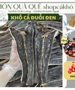 KHÔ CÁ ĐUỐI ĐEN LOẠI 1, lạt, thịt dày, ngọt, phơi khô – Đóng gói Đi Nước Ngoài