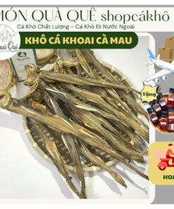 KHÔ CÁ KHOAI CÀ MAU vị lạt, hàng phơi 4 nắng cực kỳ khô, đóng gói ĐI NƯỚC NGOÀI