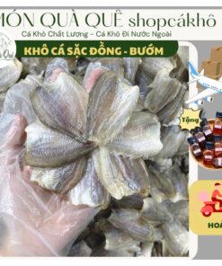 KHÔ CÁ SẶC ĐỒNG – KHÔ CÁ SẶC BƯỚM CÀ MAU hàng khô 4 nắng đóng gói đi nước ngoài