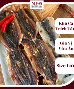 Khô CÁ TRÍCH TẨM gia vị vừa ăn size lớn thịt dày NEO Hải Sản Khô