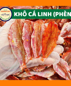 Khô Cá Linh/ cá Phèn Hồng Ướp Vị Mặn Ngọt – Đặc Sản Vùng Biển Bến Tre