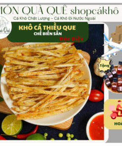 Khô Cá Thiều Tẩm Vị Đặc Biệt của MÓN QUÀ QUÊ, Khô Cá Thiều Sợi – Miếng, Cá Thiều Ngon ăn liền