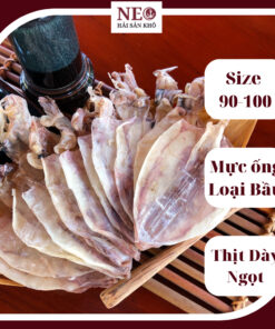 Khô Mực Size 90-100con/kg Mực Khô Dày Cơm, Ngọt Thịt NEO Hải Sản Khô