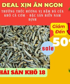 Khô cá cơm loại ngon , chất lượng hảo hạng , sản phẩm không chứa chất bảo quản, không tẩm màu – An Toàn Thực Phẩm