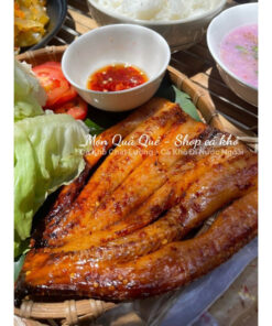 Khô cá lóc đồng ƯỚP NGŨ VỊ HƯƠNG 4 nắng, rất lạt, dai thơm không cứng