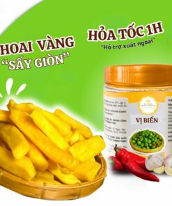 Khoai Lang Sấy Giòn Cộng Vàng Vị Biển, Trái Cây Sấy Loại 1 Tốt Cho Sức Khỏe Hũ Pet 200gr