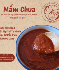 Mắm chua Hà Tĩnh – Cá Khô Cô Hà. Chua cay, hương vị thơm ngon, làm từ tép tươi không chất bảo quản