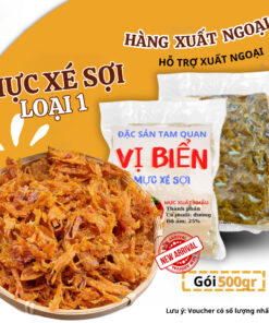 Mực Xé Sợi Tẩm Gia Vị Nguyên Chất 500gr Thực Phẩm Ăn Liền