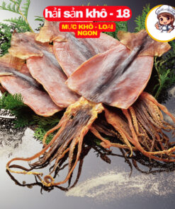 Mực khô Dai Ngon, được đánh bắt từ biển Nam Định, Mềm ngọt dai ngon 17-18 / 1kg HÀNG NGON