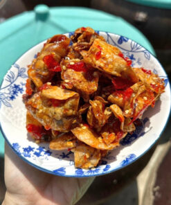 Mực khô rim me