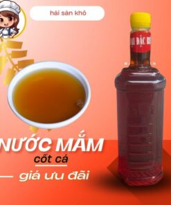 Nước mắm cốt cá cơm 30 độ đạm 1 Lít Truyền Thống An Toàn Thực Phẩm